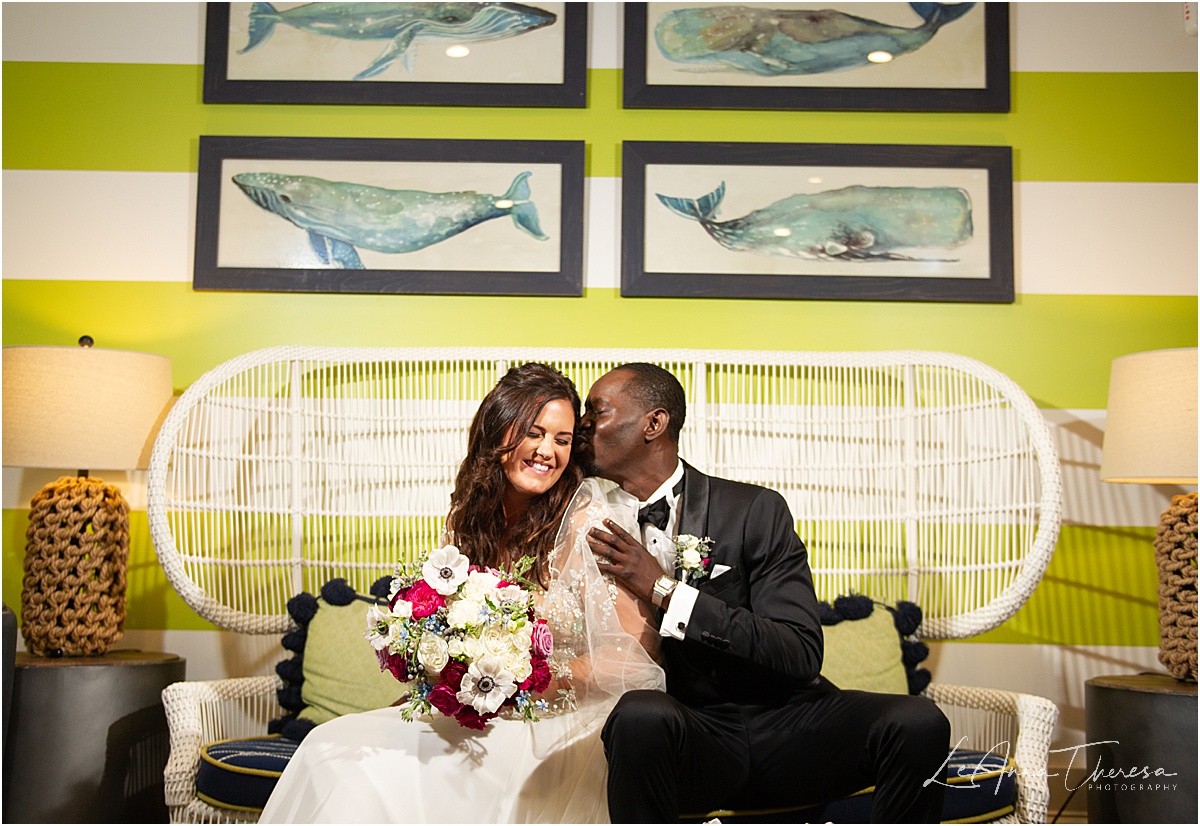 wedding pictures inside hotel lbi