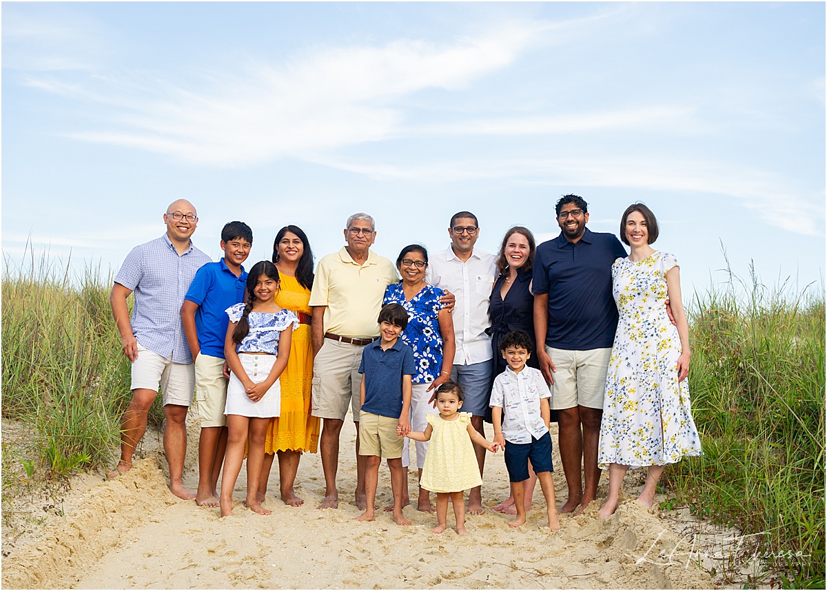 extended family photos on Long Beach Island