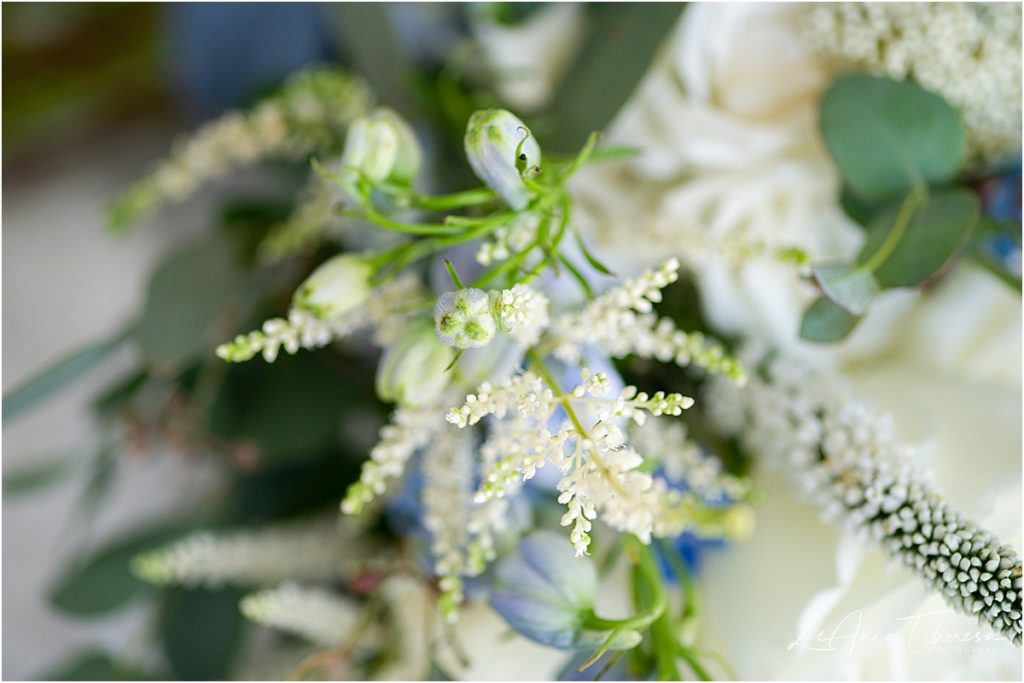 white textured flowers in bouquet 