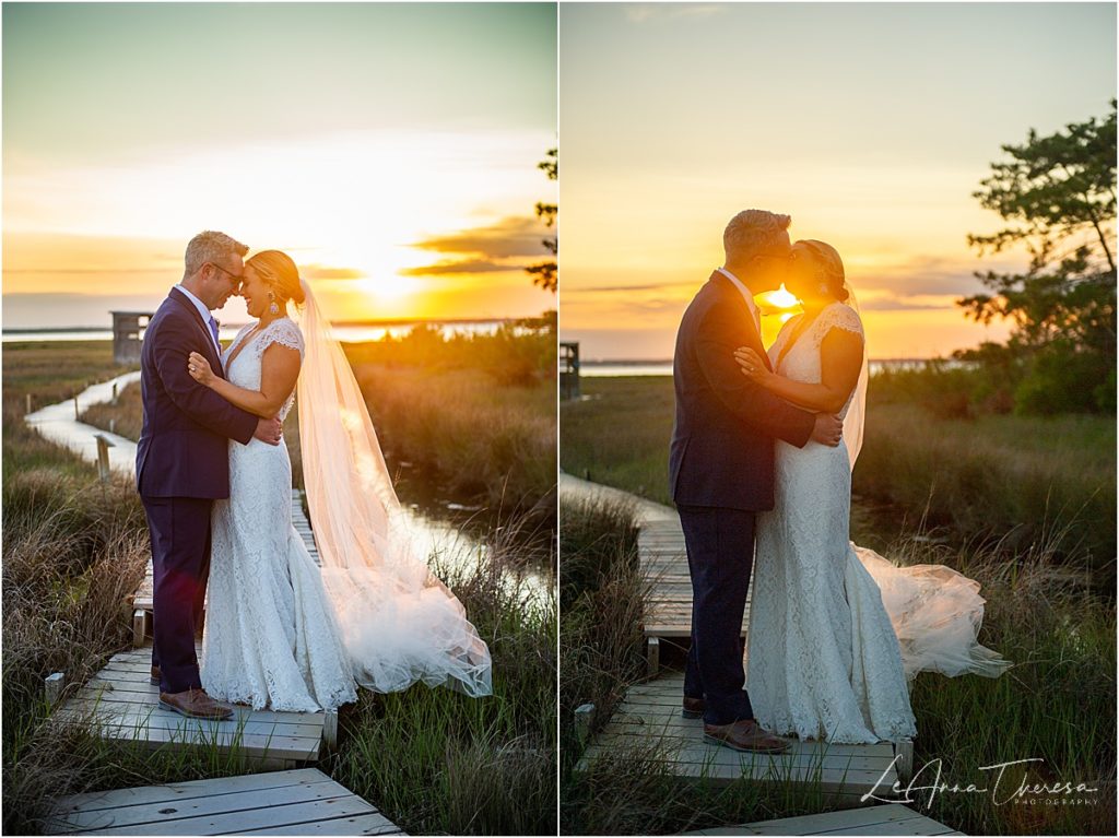 LBIAF sunset wedding pictures 