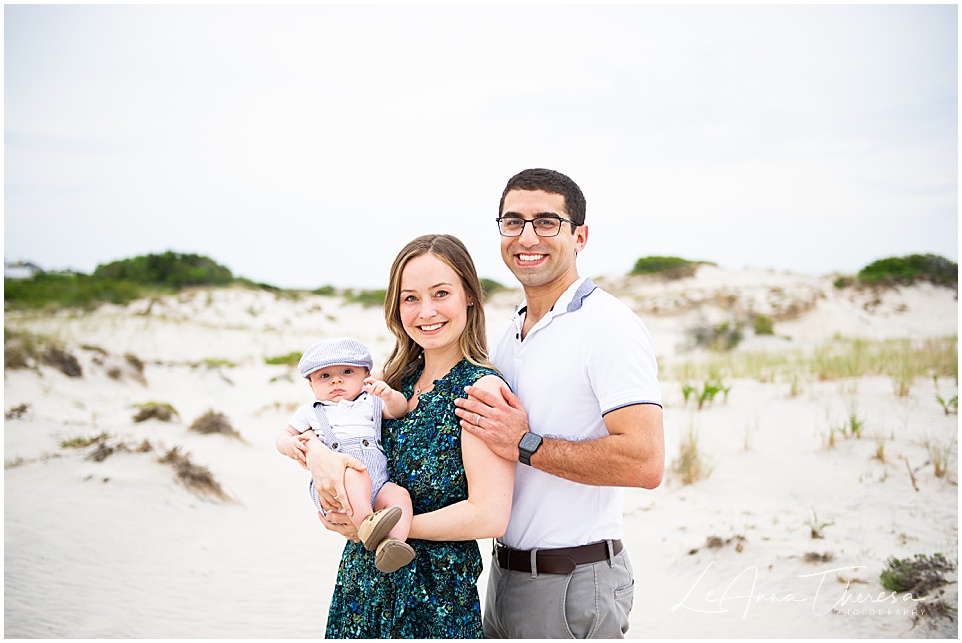 Beach Haven family photos  with baby