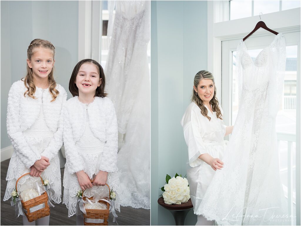 Bride getting ready at hotel LBI 